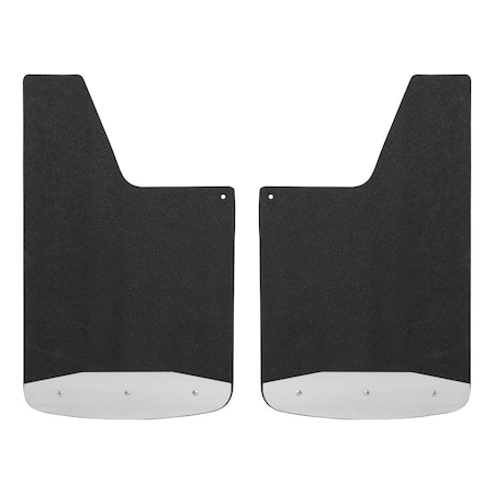 Luverne Truck Equipment UNIVERSAL 14INX23IN MUD GUARD WITH STAINLESS INSERT 250014